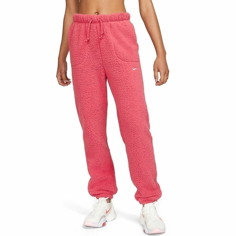 Nike Therma-FIT Fuzzy French Terry Training Pants Pink - Size XXL